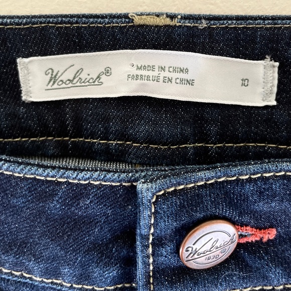 Woolrich jeans straight leg sz 10 NWOT - Picture 4 of 5